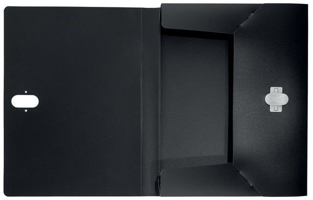 Documentenbox Leitz Recycle A4 PP zwart