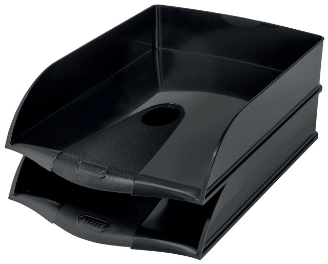 Brievenbak Leitz Recycle A4 zwart (per 6 stuks)