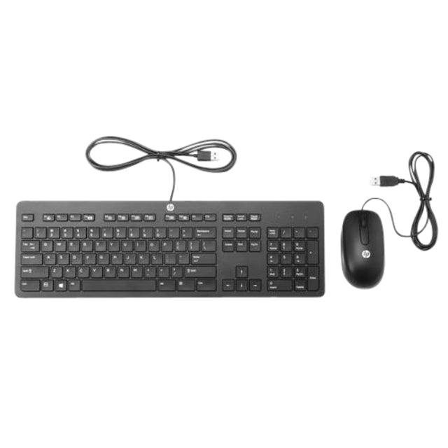 Toetsenbord en muis HP QWERTY USB