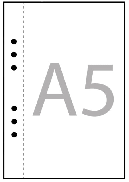 Tekenpapier MyArtBook A5 110gr 6-gaats 20vel recycled kraft grijs