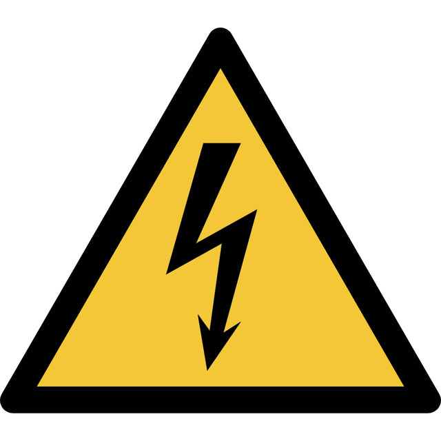 Pictogram Tarifold waarschuwing elektrische spanning 200x176mm