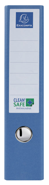 Ordner Exacompta Clean'Safe Prem Touch A4 70mm blauw