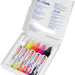 Acrylmarker edding e-5000 breed set van 5 kleuren neon