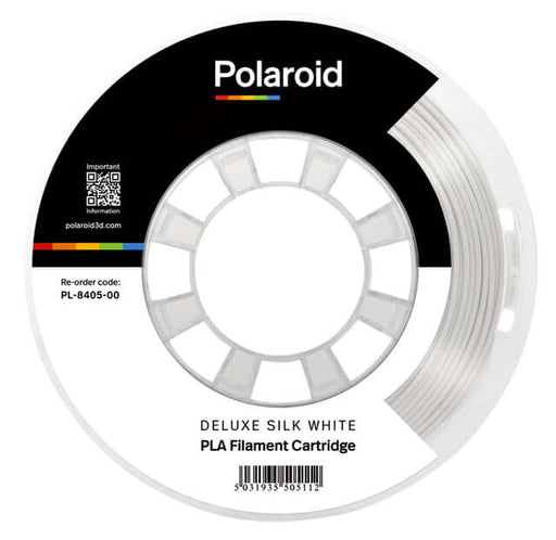 3D Filament Polaroid PLA Universal 250g Deluxe Zijde wit