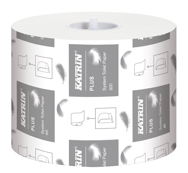 Toiletpapier Katrin 66940 doprol Plus system 800v 2lgs 36rol