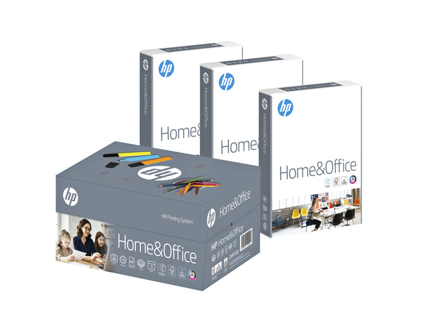 Kopieerpapier HP Home & Office A4 80gr wit 3 pak à 500vel
