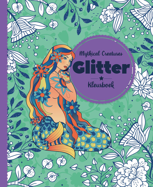 Kleurboek Interstat volwassenen glitter thema mythial creatures