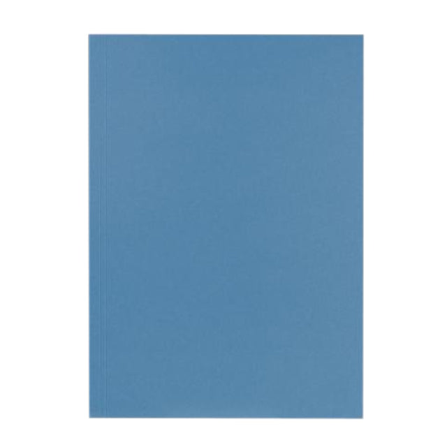 Vouwmap Falken A4 ongelijkgr blauw (per 100 stuks)