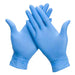 Handschoen Comfort nitril L blauw 100 stuks