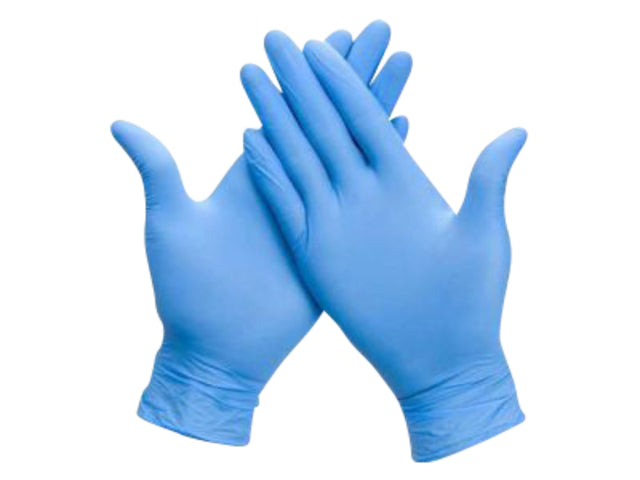 Handschoen Filtas nitril L blauw 100 stuks