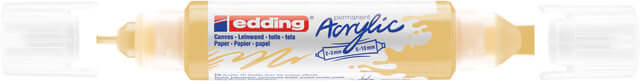 Acrylmarker edding e-5400 3D double liner pastel geel