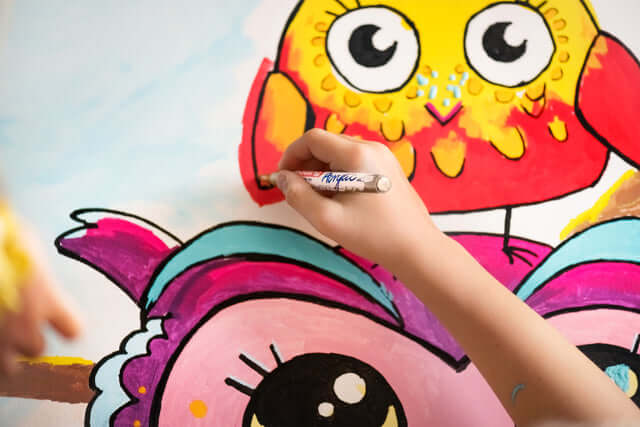 Acrylmarker edding e-5300 fijn neon oranje