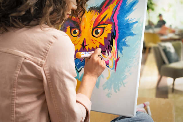 Acrylmarker edding e-5000 breed zonnegeel