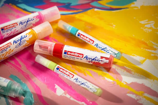 Acrylmarker edding e-5300 fijn neon oranje