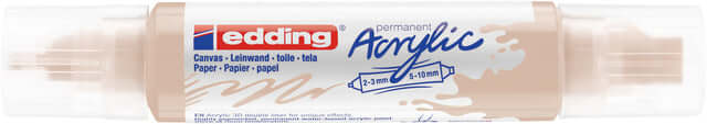 Acrylmarker edding e-5400 3D double liner warm beige