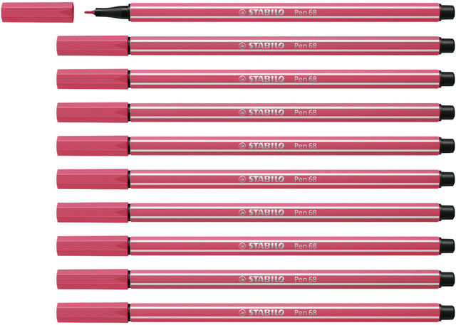Viltstift STABILO Pen 68/49 aardbeien rood