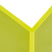 Boekensteun MAUL 10x10x13cm acryl neon geel