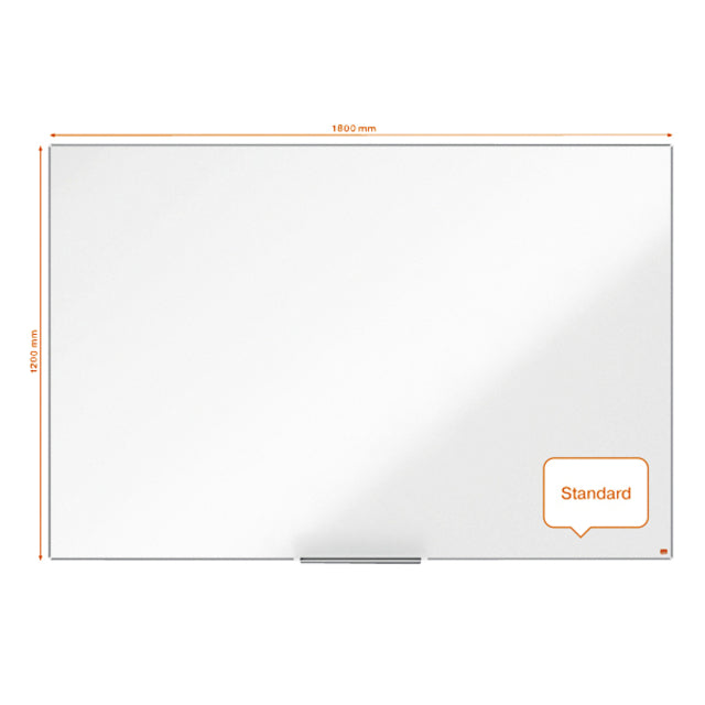 Whiteboard Nobo Impression Pro 120x180cm staal