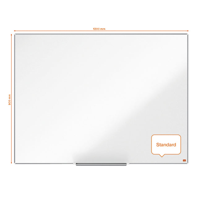 Whiteboard Nobo Impression Pro 90x120cm staal