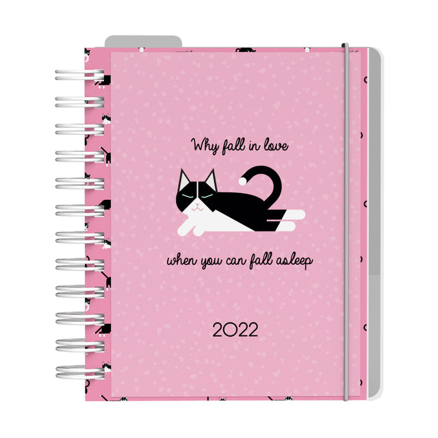 Agenda 2022 diary DIY roze