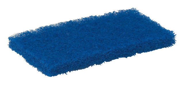 Schuurspons Vikan zacht 125x245x23mm blauw nylon (per 10 stuks)