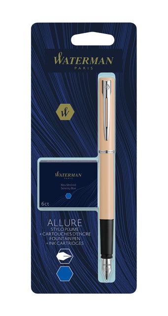 Schrijfwaren en inkt Waterman Allure Pastel Chrome en Camo assorti