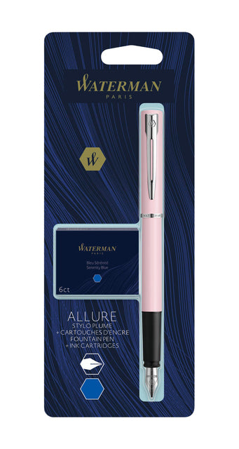 Schrijfwaren en inkt Waterman Allure Pastel Chrome en Camo assorti