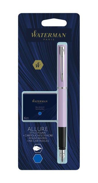 Schrijfwaren en inkt Waterman Allure Pastel Chrome en Camo assorti