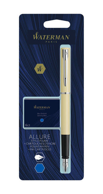 Schrijfwaren en inkt Waterman Allure Pastel Chrome en Camo assorti