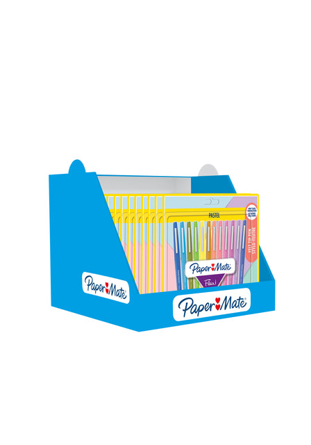 Fineliner Paper Mate Flair Flair Pastel blister à 12 kleuren (per 18 stuks)