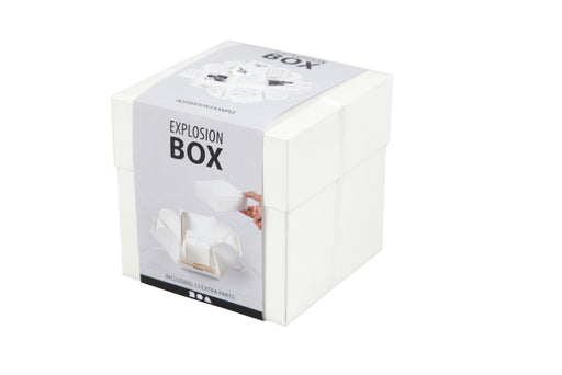 Explosion box Creotime 12x12x12cm off white