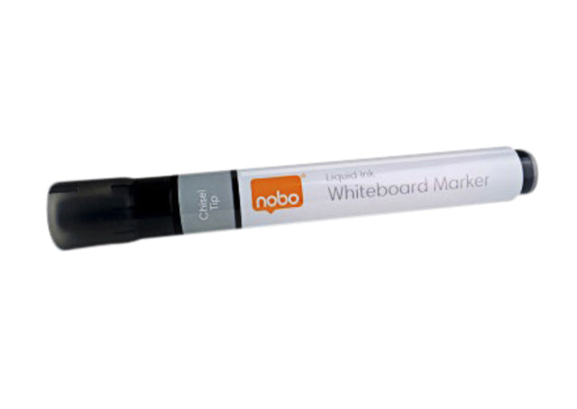 Viltstift Nobo whiteboard Liquid ink drymarker schuin assorti 4mm 4st