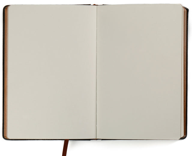 Notitieboek Kalpa Poem 214x145x40mm blanco zwart