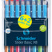 Balpen Schneider Slider Edge XB etui à 6+2 kleuren gratis