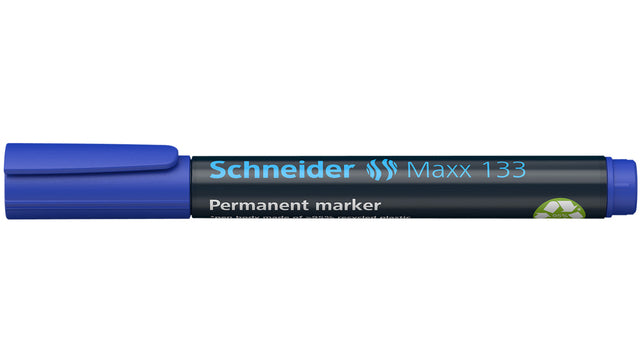 Viltstift Schneider Maxx 133 beitel punt blauw