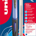 Balpen Uni-ball Powertank 1.0mm blauw blister met gratis vulling (per 12 stuks)