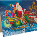 Diamondpainting Crystal Art Kaart Santa's Sleigh 11x22cm