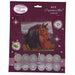 Diamondpainting Crystal Art Kaart Paard 18x18cm