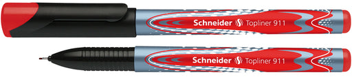 Fineliner Schneider Topliner 911 rood (per 10 stuks)