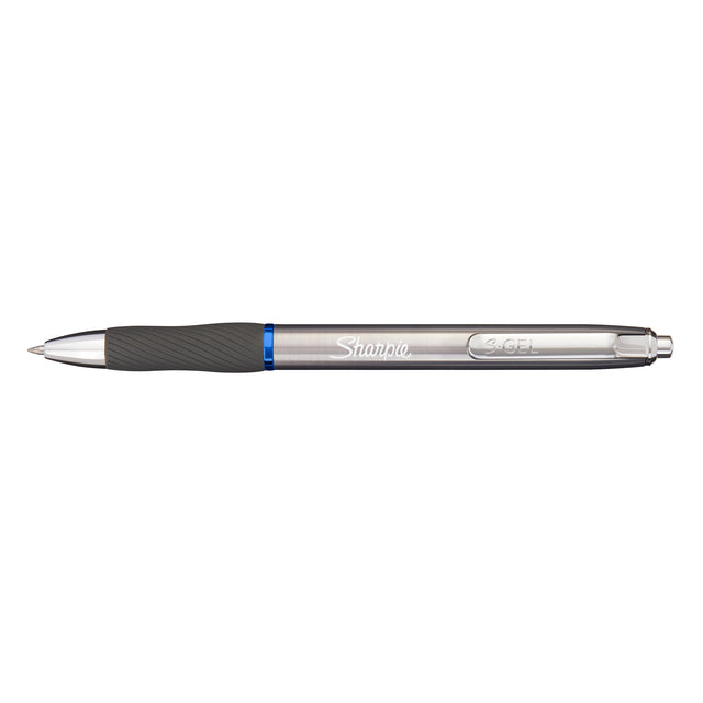 Gelschrijver Sharpie S-Gel Metal 0,7mm blister blauw + 2 vullingen