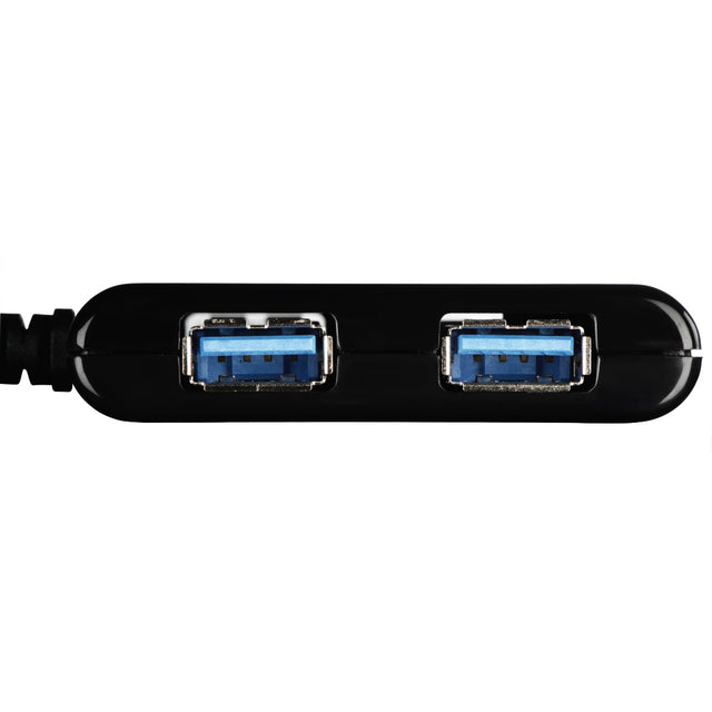 Hub Hama USB-C 3.1 4 poort USB-A zwart