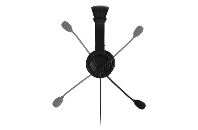 Hoofdtelefoon Kensington USB-C Hi-Fi met microfoon zwart