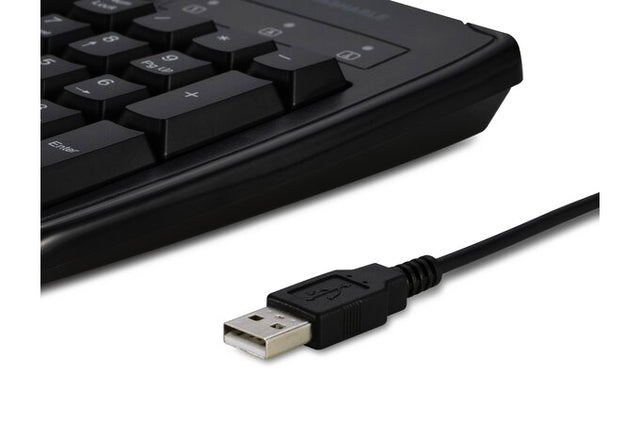 Toetsenbord Kensington Pro Fit wasbaar USB-A zwart