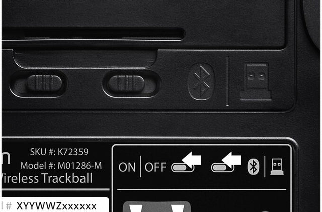 Muis Kensington Trackball Expert draadloos zwart