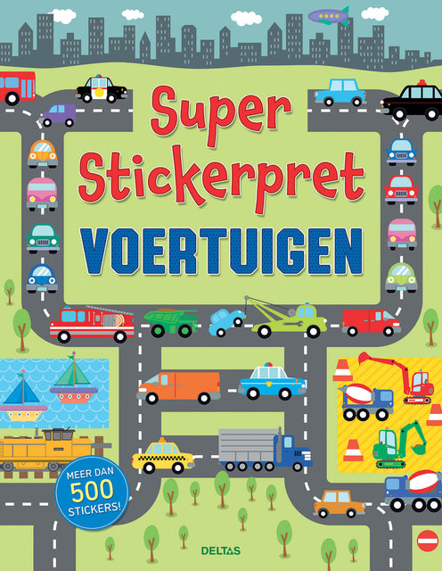 Super Stickerpret Deltas voertuigen