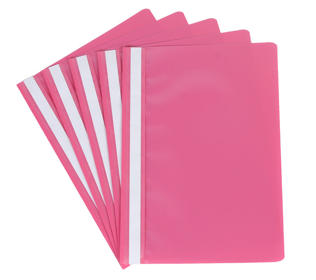 Snelhechter Quantore A4 PP roze (per 10 stuks)