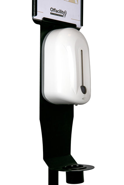 Dispenserzuil no touch sensor voor vloeistof 150cm zwart