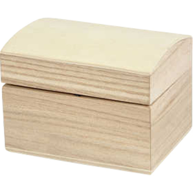 Schatkist Creotime 8x6x4,5cm hout