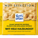 Chocolade Ritter Sport wit-hele hazelnoot 100gr (per 10 stuks)