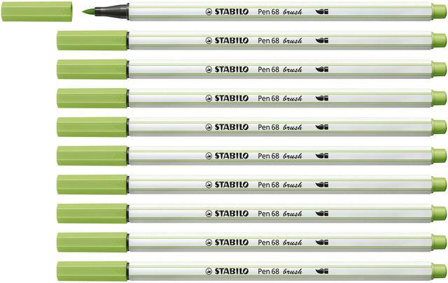 Brushstift STABILO Pen 568/34 pistache (per 10 stuks)